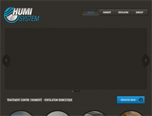 Tablet Screenshot of humisystem.be